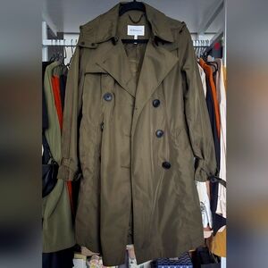 BCBGeneration Khaki Double-Breasted Trench Coat